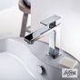 Μπαταρία Νιπτήρα με Αυτόματη Βαλβίδα Profili La Torre Chrome 45001-100