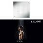 Κεφαλή Ντουζ Εντοιχισμού Οροφής Temptation 38x38, Almar Inox Chrome E044228-100