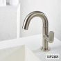 Μπαταρία Νιπτήρα με Βαλβίδα Clic-Clac Slim Vicario Inox 500010-110
