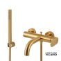 Μπαταρία Λουτρού Slim Vicario Brushed Gold 500100-201