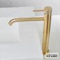 Μπαταρία Νιπτήρα Υψηλή με Βαλβίδα Clic-Clac industrial Vicario Brushed Gold 512041-201