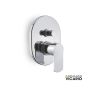 Μίκτης Εντοιχισμού 2 Εξόδων Glam Vicario Chrome 610050D-100