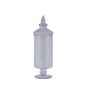 ΦΟΝΤΑΝΙΕΡΑ ΓΥΑΛΙΝΗ ΔΙΑΦΑΝΗ 14.6x14.6x40cm Eurolamp 819-01465