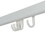 Easy roll hooks 12 pcs white κρίκοι κουρτίνας μπάνιου Sealskin  251160210