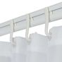 Easy roll hooks 12 pcs white κρίκοι κουρτίνας μπάνιου Sealskin  251160210