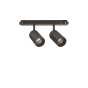 EGO TRACK DOUBLE 16W 3000K ON-OFF BK Ideal Lux 257648