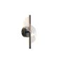 ΑΠΛΙΚΑ TOIXOY ΑΚΡΥΛΙΚΟ LED 8W 720Lm 3000K 300X130mm ΜΑΥΡO ARTE ILLUMINA SILK Eurolamp 144-58008