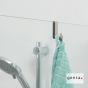 Άγκιστρο πόρτας μπάνιου μονό Tiger Geesa Inox 11183-110
