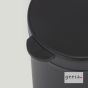 Χαρτοδοχείο Επίτοιχο 3l Geesa Black Matt 644-400