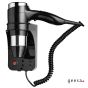 Σεσουάρ 3 ταχυτήτων 1600w με πριζα ξυρ.μηχ. Geesa Chrome/Black 6478-100400