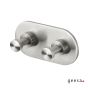 Άγκιστρο μπάνιου διπλό NEMOX Geesa Inox Λείο 6515-110