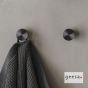 Άγκιστρο μπάνιου μονό 2εκ. Φ25 OPAL Geesa Inox PVD Black Brushed 7213-411
