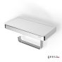 Χαρτοθήκη με Εταζέρα 21x10,8 εκ. Frame Geesa Chr/White Matt 8824-300