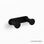 Κρεμάστρα 2 Αγκίστρων Langberger Black Matt 21280-32A-400