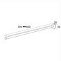 Tiger Boston Κρεμάστρα Τηλεσκοπική Polished stainless steel 304230346  304230346