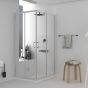 Orabella Riva Plus 80X100 - Καμπίνα αντιστρέψιμη, ασύμμετρη, γωνιακής εισόδου 30606