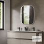 Καθρέπτης Μπάνιου FIZ 60x80 Luminor Inox Brushed FIZ6080-111