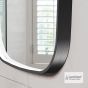 Καθρέπτης Μπάνιου FIZ 60x80 Luminor Black Brushed FIZ6080-410