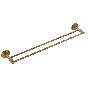 Πετσετοθήκη Διπλή 55 εκ. Ρετρό Μπρονζέ Verdi Brass 3082166