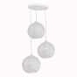SILK/3 PENDEL WH-WHITE ΚΡΕΜΑΣΤΟ Heronia 31-1234
