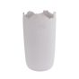 ΒΑΖΟ ΚΕΡΑΜΙΚΟ ΛΕΥΚΟ 21x21x37.5cm Eurolamp 819-01854