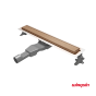 Επιδαπέδιο Κανάλι Ντουζιέρας Flat Linear 60cm, Wirquin Inox PVD Rose-Gold FL600-811
