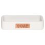 Pierra white σαπουνοθήκη Sealskin 361870110