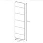 Brix white σκάλα κρεμάστρα επιδαπέδια Sealskin 362474621