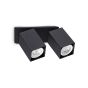 DYNAMITE AP2 SQUARE NERO Ideal Lux 371238