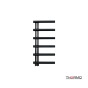 Θερμαινόμενη Πετσετοκρεμάστρα μπάνιου Inox ACCENT  100x50 Silk Black ACC10050-401