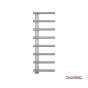 Θερμαινόμενη Πετσετοκρεμάστρα μπάνιου Inox ACCENT  138x50 Brushed ACC13850-111