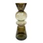 ΒΑΖΟ ΓΥΑΛΙΝΟ ΓΥΑΛΙΣΤΕΡΟ ΓΚΡΙ 14x14x41cm Eurolamp 819-01043