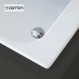 Μπανιέρα Ακρυλική Caronite PROFILE DUO LOW RIM 1700x700, Carron Bath White Matt 462LC-301