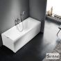 Μπανιέρα Ακρυλική CLARISSA 130x70 Sirene White CLA13070