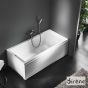 Μπανιέρα Ακρυλική CUBIC 140x70, Sirene White CUB14070