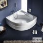 Μπανιέρα Ακρυλική MODENA 120x120, Sirene MOD120