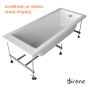Μπανιέρα Ακρυλική MODENA 120x120, Sirene MOD120