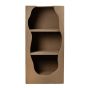 ΡΑΦΙΕΡΑ MDF ΕΚΡΟΥ 60x36x122cm Eurolamp 810-00237