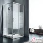 Καμπίνα ντουζιέρας Γωνιακής Εισόδου Corner Entry 90x72 (87-89 x 69-71 εκ.), Starlet  Stripes Chrome CS7290S-100