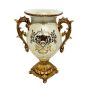 ΒΑΖΟ ΠΟΛΥΡΕΖΙΝ ΛΕΥΚΟ - ΧΡΥΣΟ 21x14x28.5cm Eurolamp 819-02093