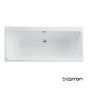Μπανιέρα Ακρυλική Caronite PROFILE DUO LOW RIM 1700x750, Carron Bath White Matt 473LC-301