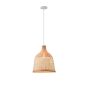 ΦΩΤΙΣΤΙΚΟ ΚΡΕΜΑΣΤΟ BAMBOO ΜΟΝΟΦΩΤΟ 1XE27 Max 15W Φ310X1580mm ΜΠΕΖ ARTE ILLUMINA EARTHY Eurolamp 144-33096