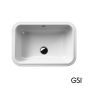 Νιπτήρας Πορσελάνης Pura Υποκαθήμενος55x38 GSI White 7243-300