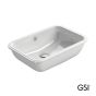 Νιπτήρας Πορσελάνης Pura Υποκαθήμενος55x38 GSI White 7243-300