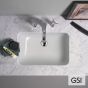 Νιπτήρας Πορσελάνης Pura Υποκαθήμενος55x38 GSI White 7243-300