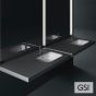 Νιπτήρας Πορσελάνης Pura Υποκαθήμενος55x38 GSI White 7243-300