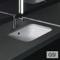 Νιπτήρας Πορσελάνης Pura Υποκαθήμενος55x38 GSI White 7243-300