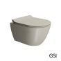 Λεκάνη Κρεμαστή Pura/50 Swirlflush με κάλυμμα MS86SC Super Slim Soft Close, GSI Creta 881600SC-520