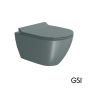 Λεκάνη Κρεμαστή Pura/50 Swirlflush με κάλυμμα MS86SC Super Slim Soft Close, GSI Agave 881600SC-901