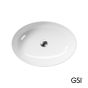 Νιπτήρας Πορσελάνης Pura 60x42 GSI White 8842-300
